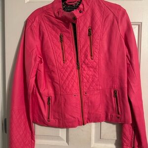 Women's Pink Quilted Jacket